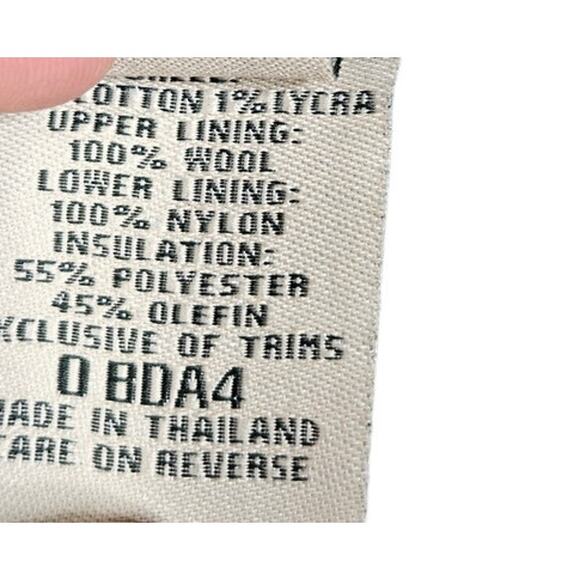 L.L. Bean M Petite Legacy Quilted Riding Jacket Navy Barn Plaid Lining Classic - Picture 3 of 5